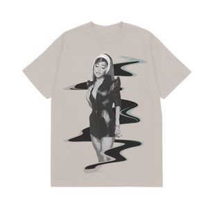 Ariana Grande positions shirt